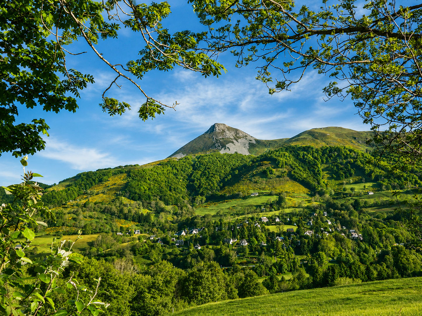 Vue du hameau des Chazes
